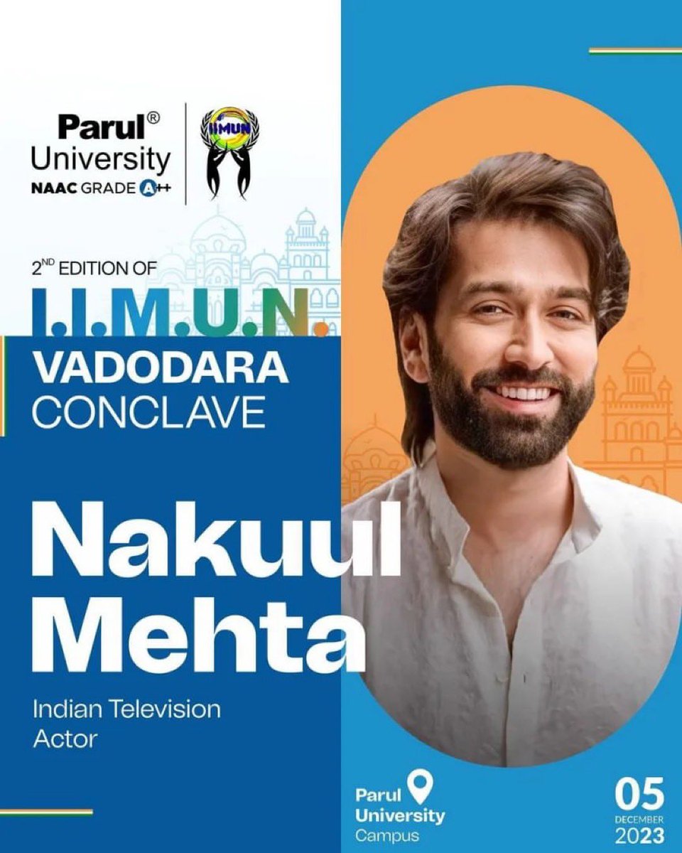 Meet our host and favourite dost! Someone whose presence lights up the entire crowd and someone who since forever has been the charm of our conferences, he's the one and only - @NakuulMehta ❤️ Grateful to host a family member jo hame bade acche lagte hai😋🥰 Gear up for a…