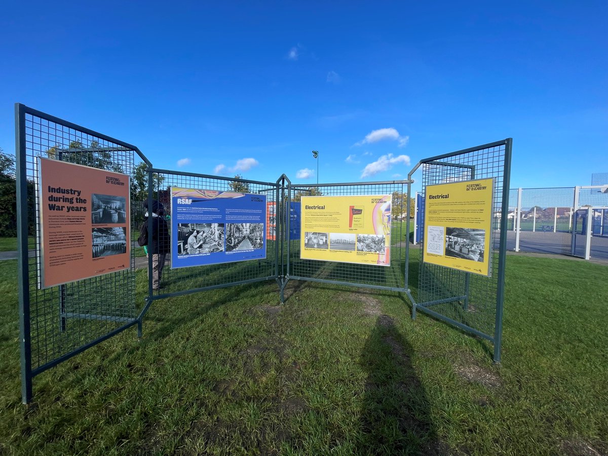 Last weekend to see our touring exhibition in Albany Park for #FestivalofIndustry
If you taking a stroll through the park make sure you take the chance to learn more about Enfield's rich industrial heritage! <a href="/EnjoyEnfield/">Enjoy Enfield</a> #museum #youthenfield #albanypark