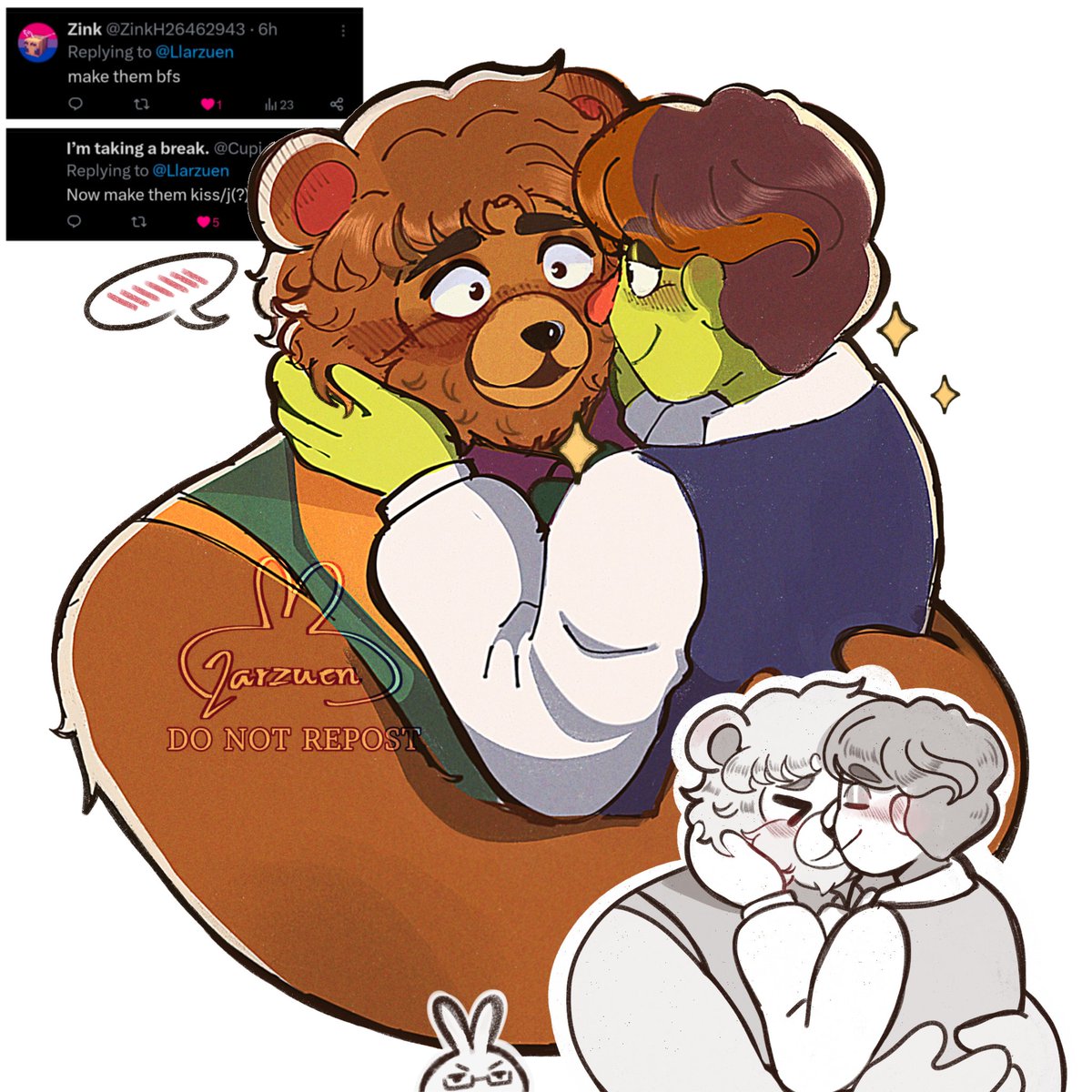 Larzuen's tweet image. Youre welcome,,,,( ͡°з ͡°)

#welcomehome #puppetocs #welcomehomeoc