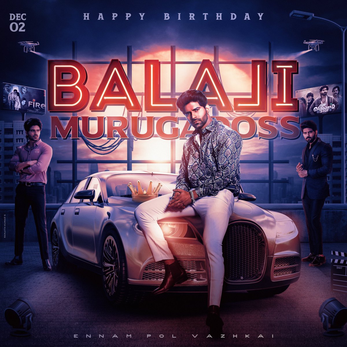 Pics2Graphics's tweet photo. Presenting Our Official CDP Design work for @OfficialBalaji
🥳

#HBDBalajiMurugadoss  #BalajiMurugadoss𓃵 #BalajiMurugadoss #VaVaralamVa @Balaji_Fanclub https://t.co/kxwL9Id5TD