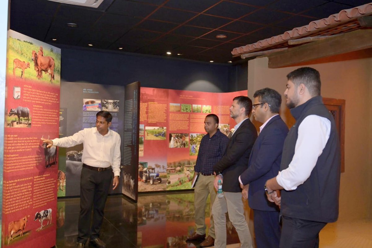 Mr Peter Harrison, Executive Vice President and Mr Hisham Mondal, India Head from Environmental Defense Fund along with other officials from EDF called on Dr <a href="/ShahMeenesh/">Meenesh Shah</a>, Chairman, NDDB and deliberated on various sustainability aspects of Indian Dairy Sector.

Chairman, NDDB