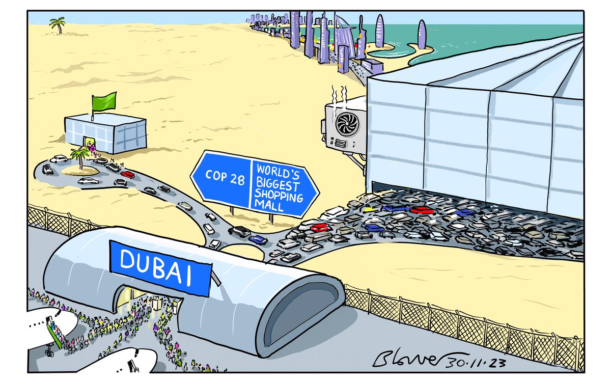 Telegraph cartoon 30.11.23 #cop28 #dubai
