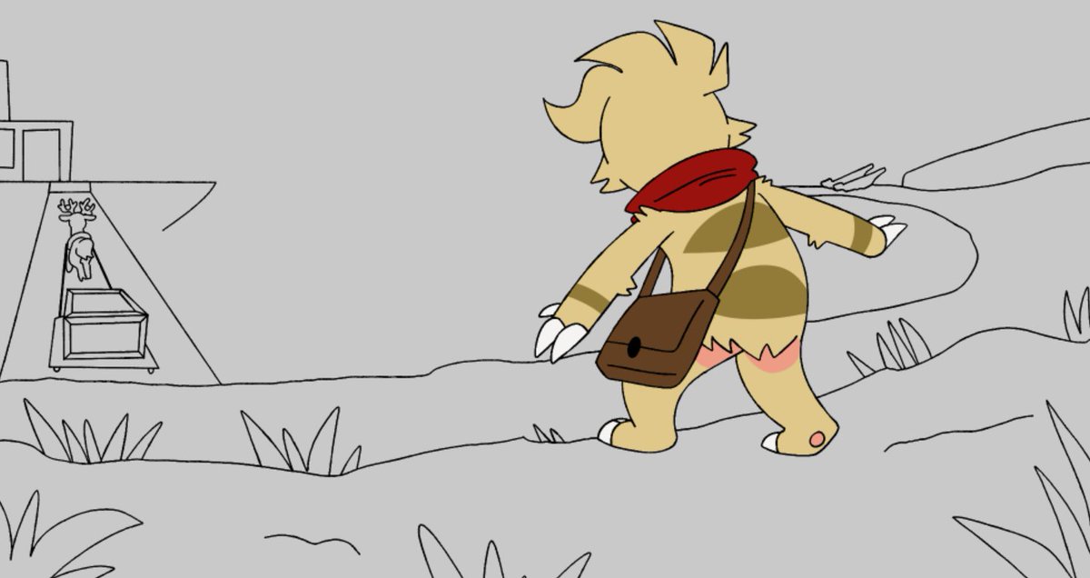 He's so baby. I want to pet him!