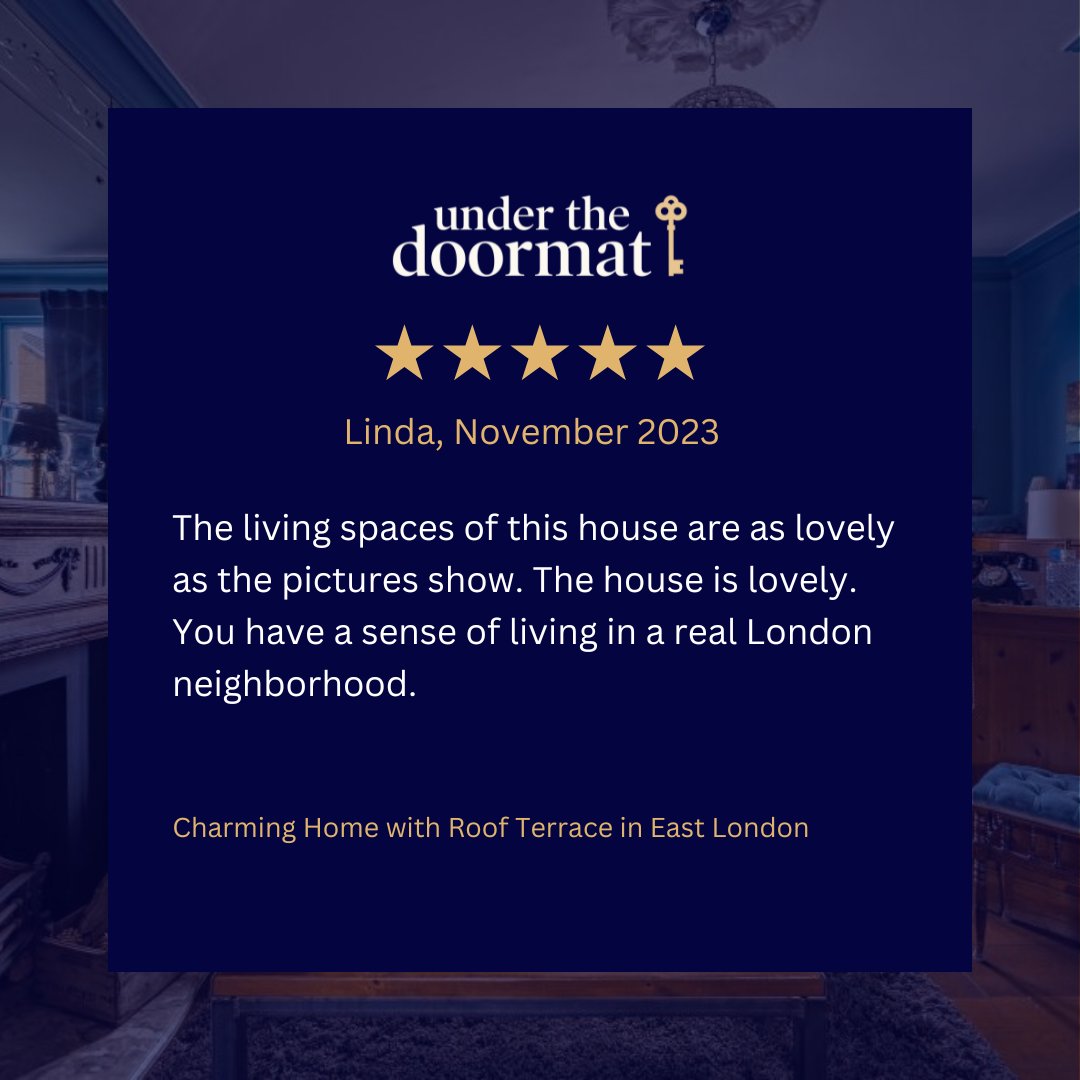 One of the things UnderTheDoormat guests love is being able to live like a local when they stay in one of the homes. 🏡

Live like a local on your next trip to the city. eu1.hubs.ly/H06tnjB0

#accommodatoninlondon #travel #shortlet #vacationrental #visitlondon #london