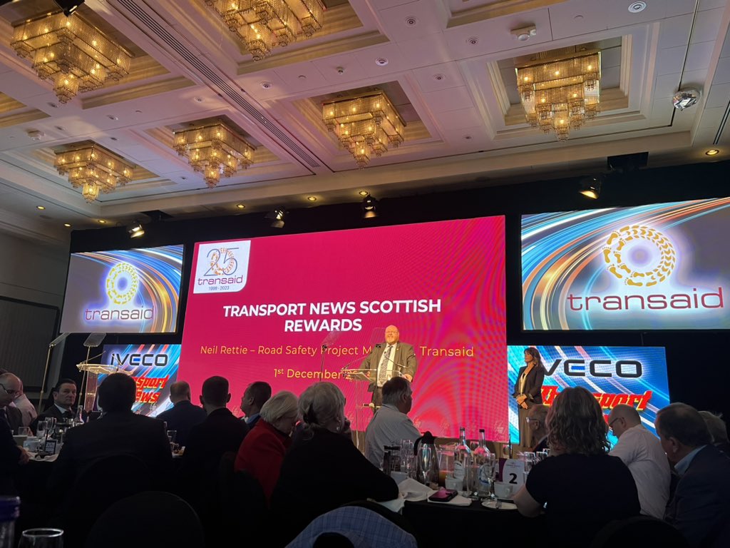 Transaid is delighted to announce that during the 29th @_transportnews Scottish Rewards today in Glasgow, an incredible £8,150 was raised for our programmes! - a new fundraising record for this event. 💛 #fundraising #awards #breakfast