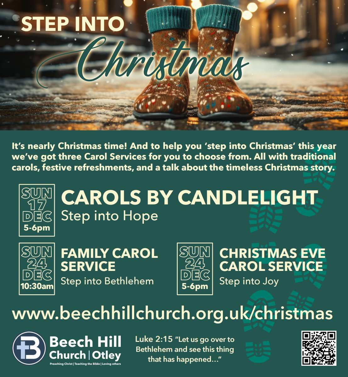 Step Into Christmas with us this December at one of our Carol Services:

beechhillchurch.org.uk/christmas