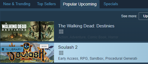 My game is in Popular Upcoming! 😁