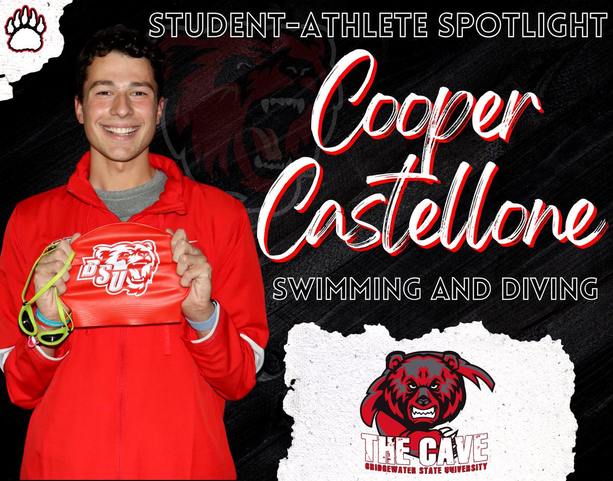 December 2023 Student-Athlete Spotlight: 
𝑪𝒐𝒐𝒑𝒆𝒓 𝑪𝒂𝒔𝒕𝒆𝒍𝒍𝒐𝒏𝒆, Men’s Swimming & Diving🏊🏽‍♂️‼️
•
Visit BSUBEARS.COM (scroll to the bottom) to learn more about 𝑪𝒐𝒐𝒑𝒆𝒓 ❕🐻🚨
•
#BSUswimdive #BSUbears #TheCaveBSU