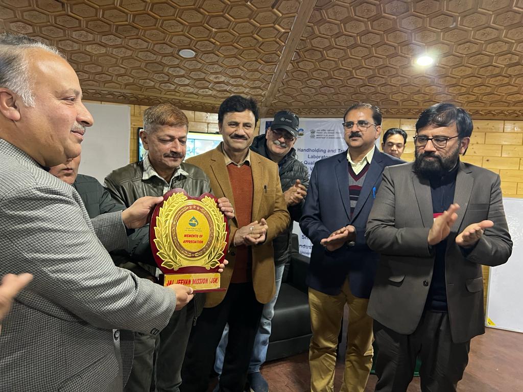 A moment of appreciation for our dedicated & promising project manager ( DPMU Bandipora ) celebrated for his commitment to timely deliverance of quality work. It is the outcome of Team work, co- ordinated efforts & good rapport . A proud moment for District Bandipora.