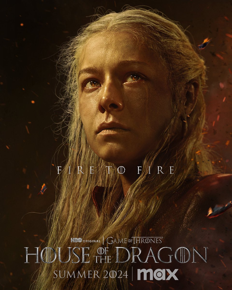 FilmUpdates's tweet image. Olivia Cooke and Emma D’Arcy in new posters for ‘HOUSE OF THE DRAGON’ Season 2.