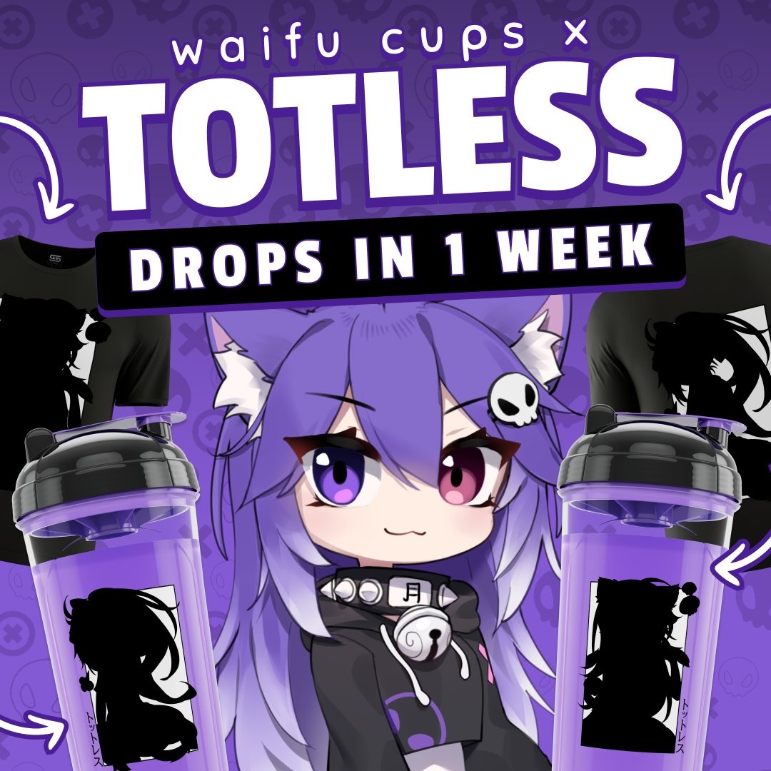 TheTotless's tweet image. Its been a long time in the making, but my Waifu Cup is finally dropping in one week from now 👀

Do we do a retweet / like challenge for the full reveal? Maybe a Giveaway? 😉