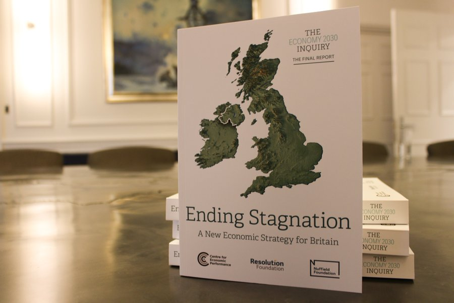 Ready for Monday's launch - here's Ending Stagnation: A New Economic Strategy for Britain