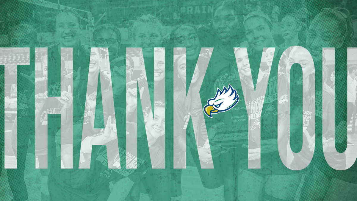 Atlantic Sun Conference (@asunsports) on Twitter photo Thank you <a href="/FGCU_VB/">FGCU Volleyball</a>! ๐ฏ๐
โ
4โฃ time #ASUNVB Champions
โ
<a href="/ASUNVB/">ASUN Volleyball๐</a> Regular Season Champions
โ
2โฃ5โฃ+ win season
#ASUNBuilt | #WingsUp ๐ค Thank you <a href="/FGCU_VB/">FGCU Volleyball</a>! ๐ฏ๐
โ
4โฃ time #ASUNVB Champions
โ
<a href="/ASUNVB/">ASUN Volleyball๐</a> Regular Season Champions
โ
2โฃ5โฃ+ win season
#ASUNBuilt | #WingsUp ๐ค