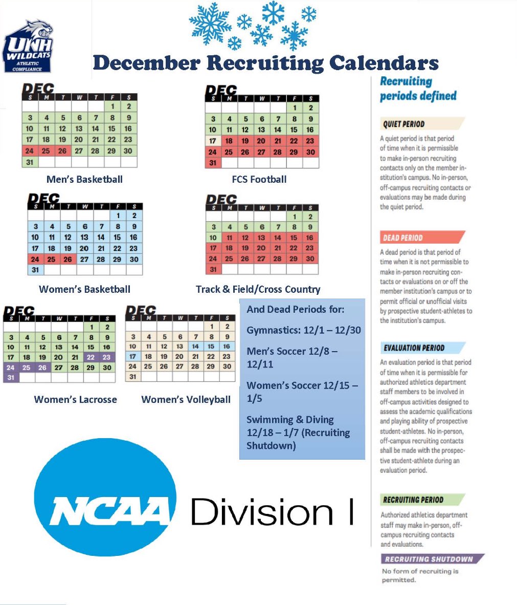 Better watch out for those dead periods this month Wildcats…Happy Holidays! #BeTheRoar