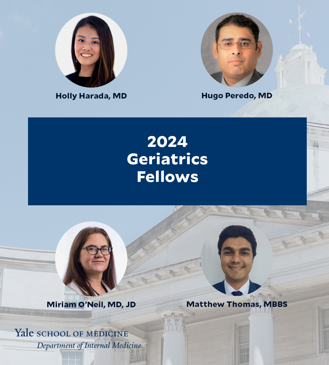 Geriatrics at Yale (@yalegeriatrics) on Twitter photo Welcome and congratulations to the 2024 <a href="/YaleGeriatrics/">Geriatrics at Yale</a> fellows! <a href="/YaleIMed/">Yale Internal Medicine</a> Welcome and congratulations to the 2024 <a href="/YaleGeriatrics/">Geriatrics at Yale</a> fellows! <a href="/YaleIMed/">Yale Internal Medicine</a>