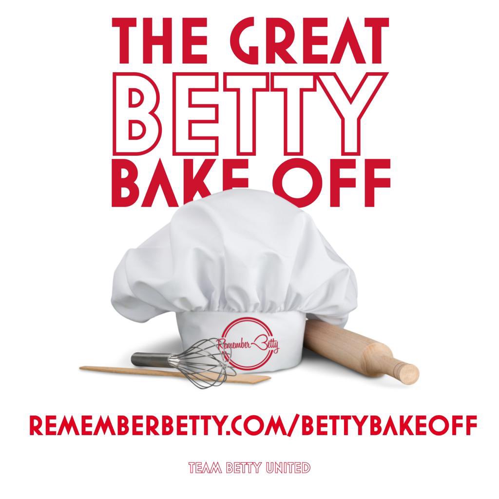 Join @TeamBettyUnited on Sat 1/6 for a virtual Great Betty Bake Off! The Wood family will compete for the Golden Rolling Pin by baking some of their fave recipes & will stick around for a Q&A. Join us for a “TASTE”FUL time! Tickets on sale 12/2 10C/11E at rememberbetty.com/bettybakeoff