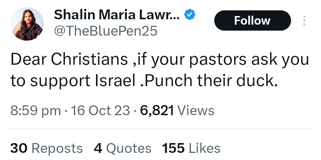 Intersectional feminism is about Singa Penns fighting for Palestine in Aminjikarai by punching some hypothetical pastor's duck🤩💯💪

Agni Sirage, Ezhundhu Vaa🔥