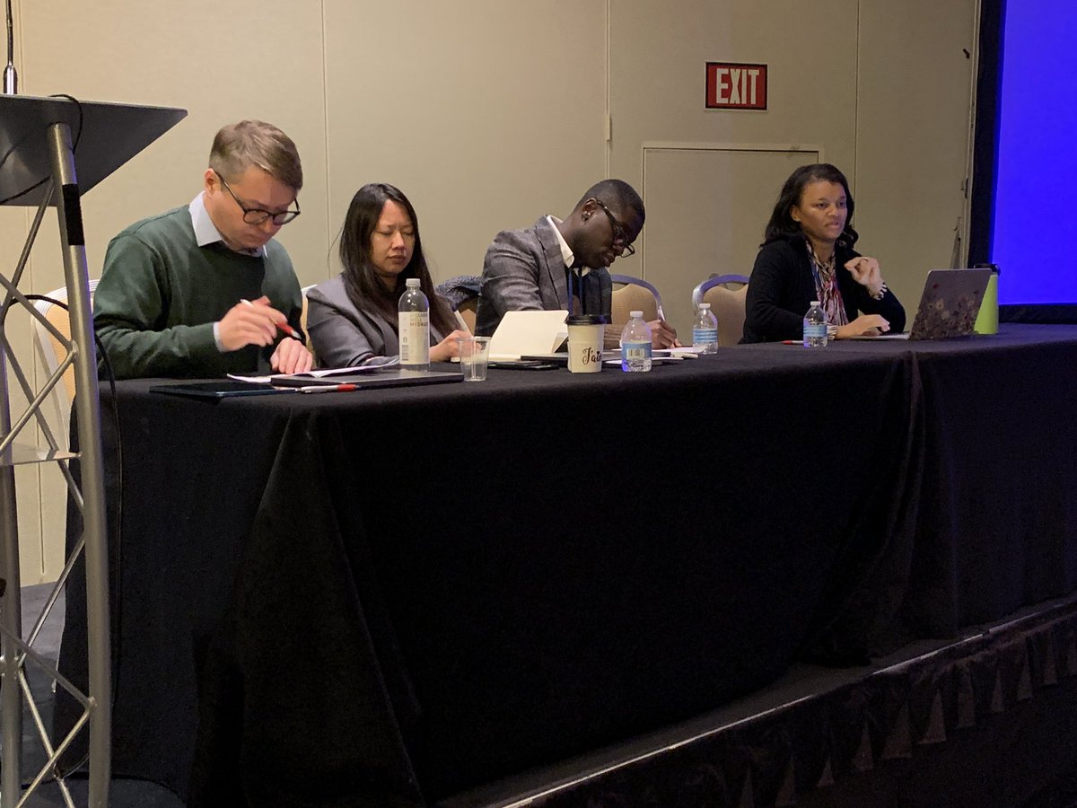 @slavprofsrc commenting on the panel Dynamics and Legacies of Race and Racism in and beyond Socialist Eastern Europe with <a href="/LukaszStanek/">Łukasz Stanek</a> <a href="/NanaOseiOpare/">Nana Osei-Opare</a> &amp; Thuc Linh Nguyen Vu at the <a href="/aseeestudies/">ASEEES</a> convention #ASEEES23 see panel here: tinyurl.com/2jel2bwf