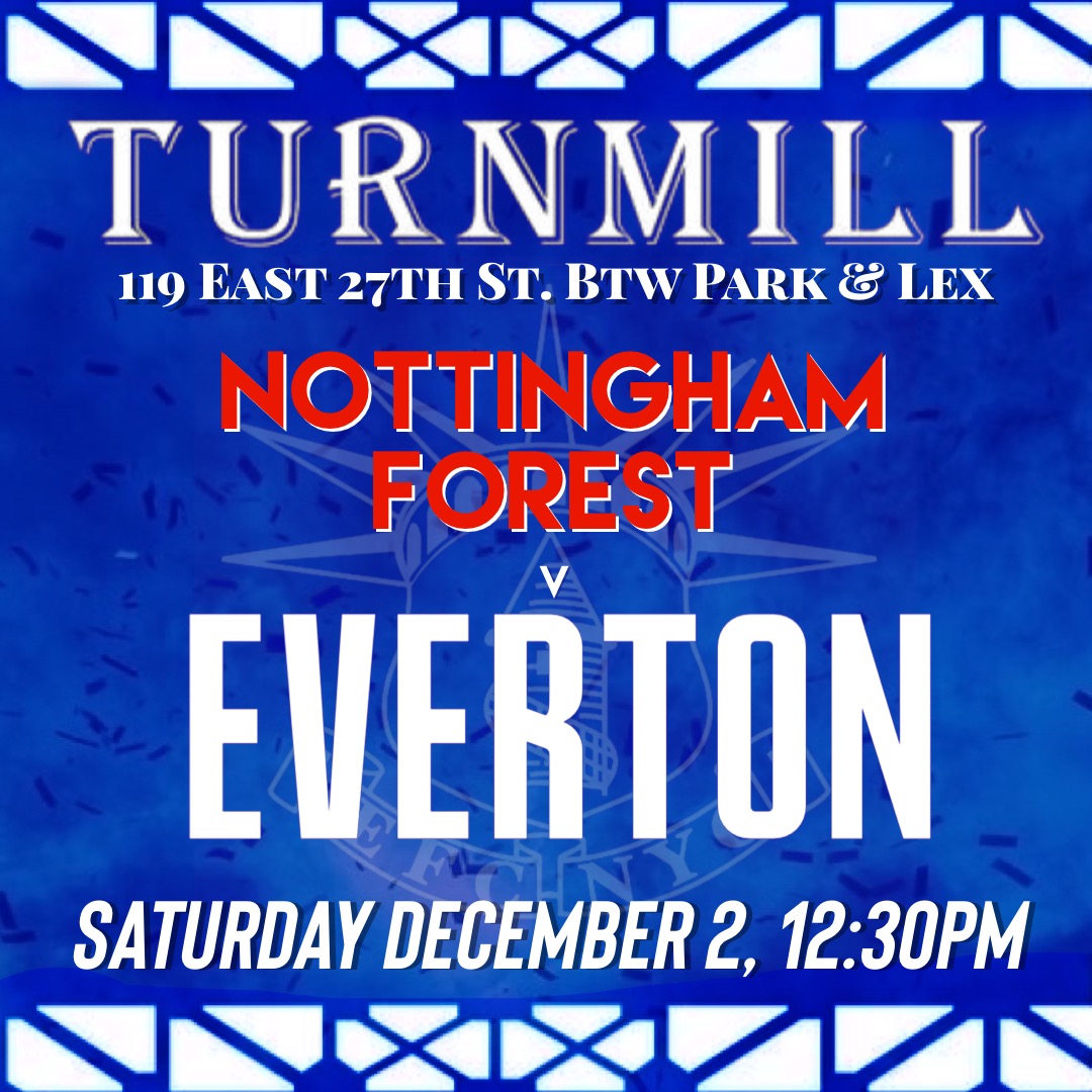 Everton v Nottingham Forest - Sat Dec 2 - Kickoff 12:30pm Live w/Sound! #COYB 💙⚽️@Everton @EvertoninUSA @EvertonUSA @NAToffees @nyc_evertonians @EFC_FansForum @TheBlueRoomEFC 😎