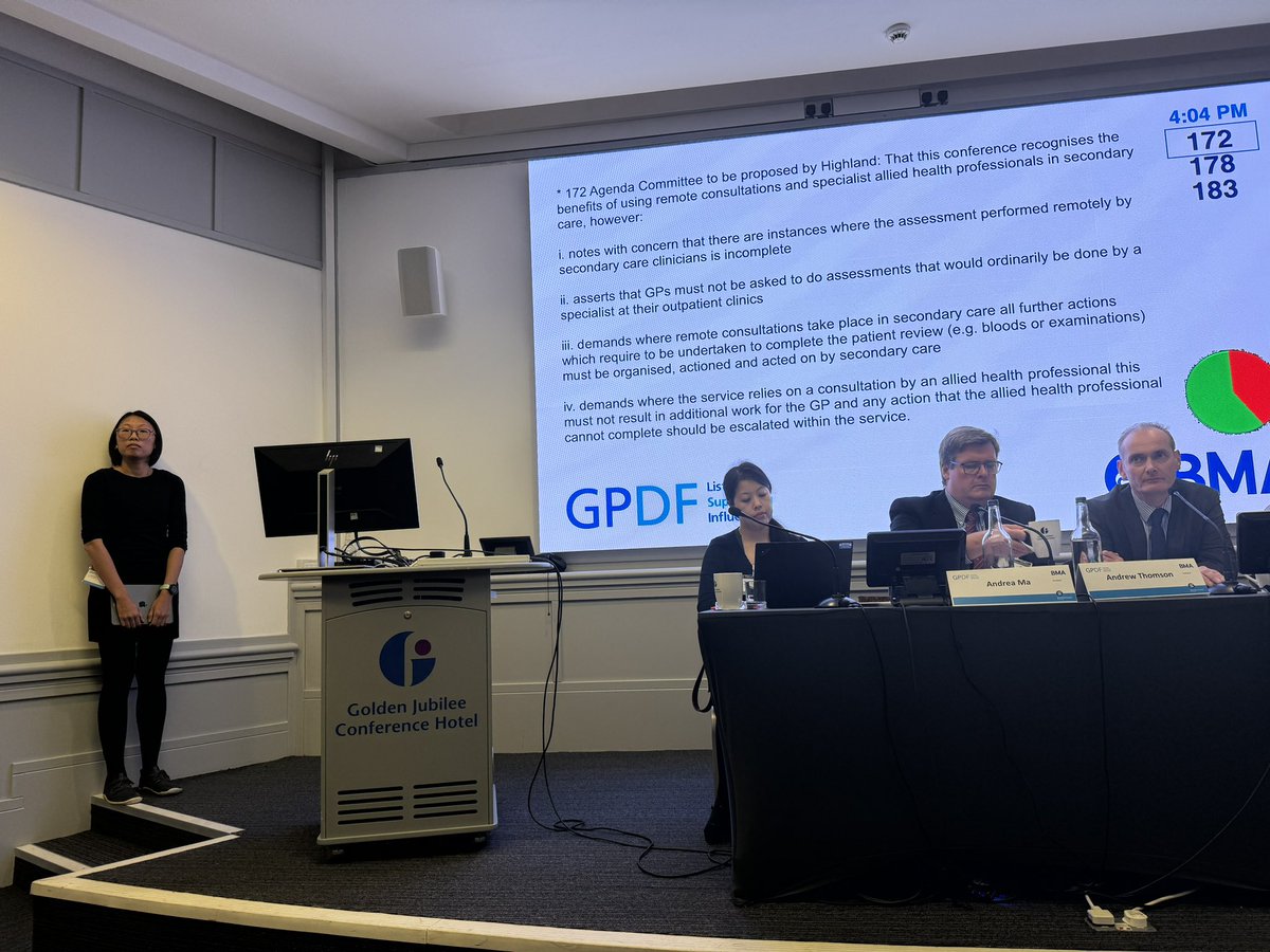 Remote consultations - some benefits, but secondary care shouldn’t expect GPs to pick up work when all of the clinical needs aren’t met. Peggy Chua gave an excellent speech describing the issues here at #SLMC2023 and conference agreed.