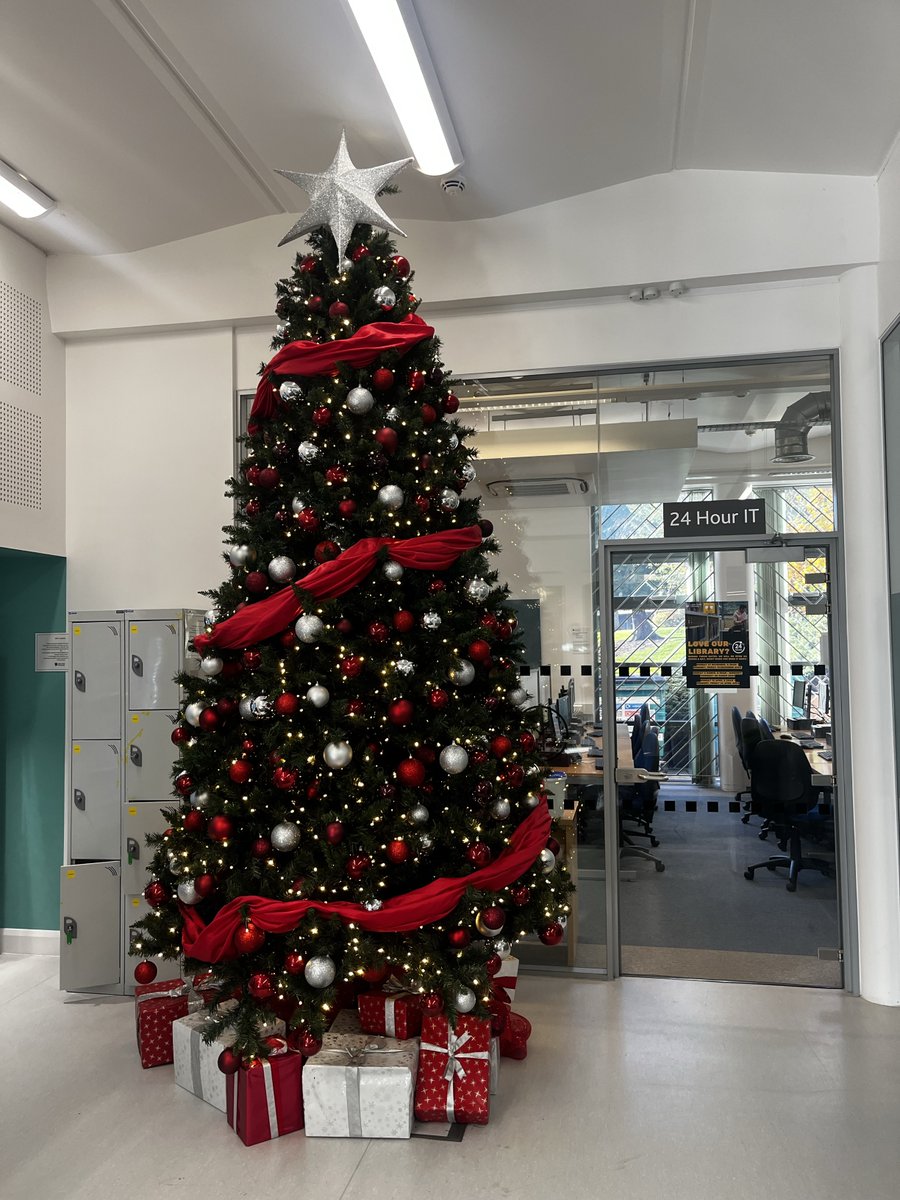The tree is up and the festive season has arrived! It's beginning to look a lot like Christmas at Leeds Trinity University.🎄✨