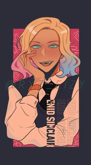 idk......just made one for ma own wallpaper XD #wednesdaynetflix #enidsinclair 
