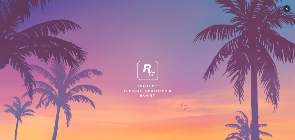 أول إعلان للعبة الجديدة من Rockstar واللي غالبًا هاتبقى GTA6 هايبقى يوم الثلاثاء 5 من الشهر ده الساعة 4 العصر. 

#GTA
#GTA6 
#GTA6trailer
#GTAVI
#GTA6LEAKS
#RockStar