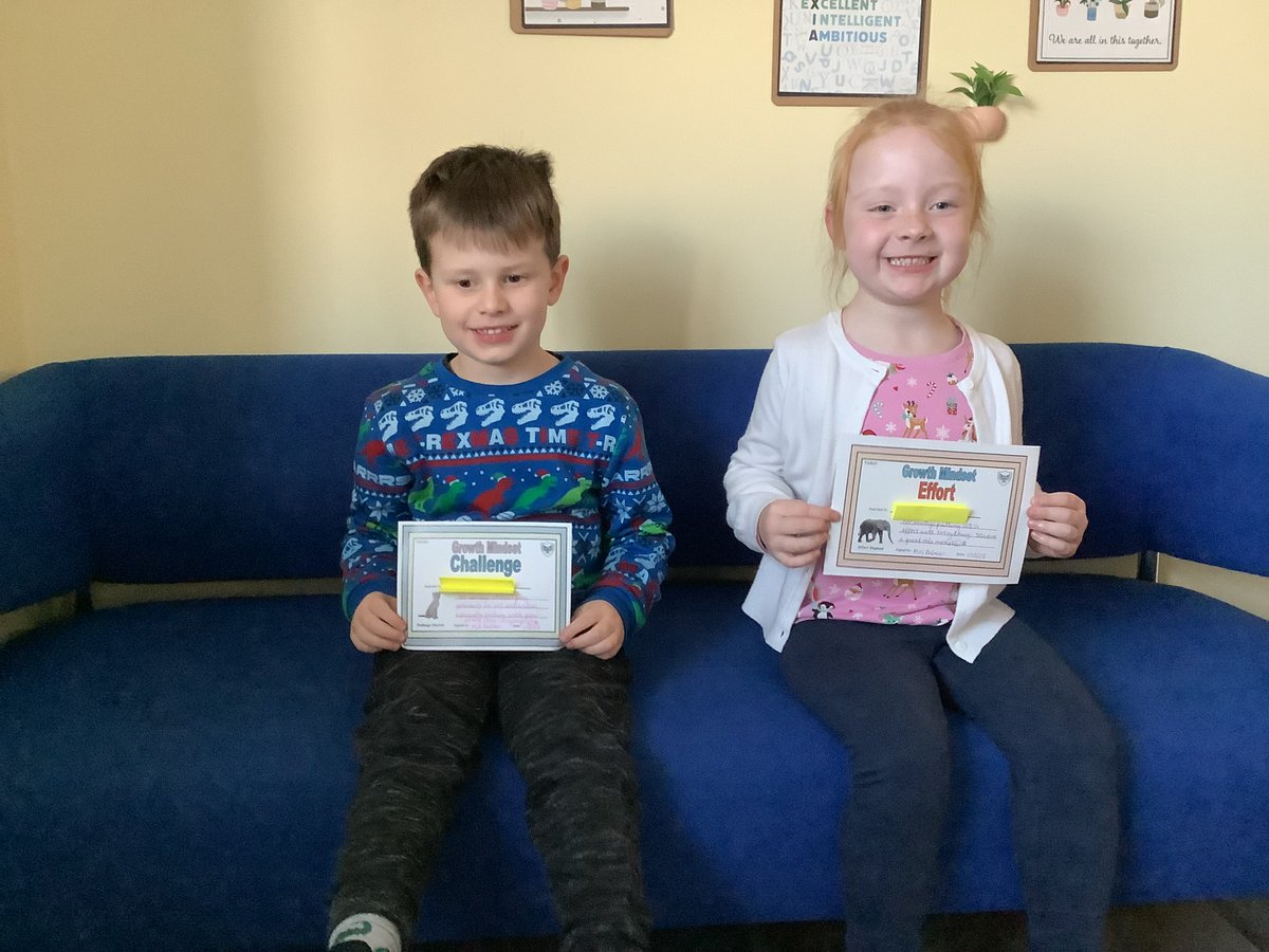 Great work this week from these growth mindset award winners!