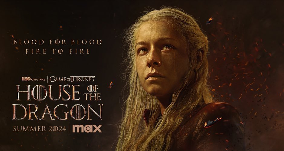 𝐓𝐇𝐄 𝐁𝐋𝐀𝐂𝐊𝐒 ＆ 𝐋𝐄𝐆𝐀𝐂𝐘 on X: The first 70 seconds long  footage/trailer of House of the Dragon, Season 2 will be released TOMORROW  AT 5 PM GMT — stay tuned!  /