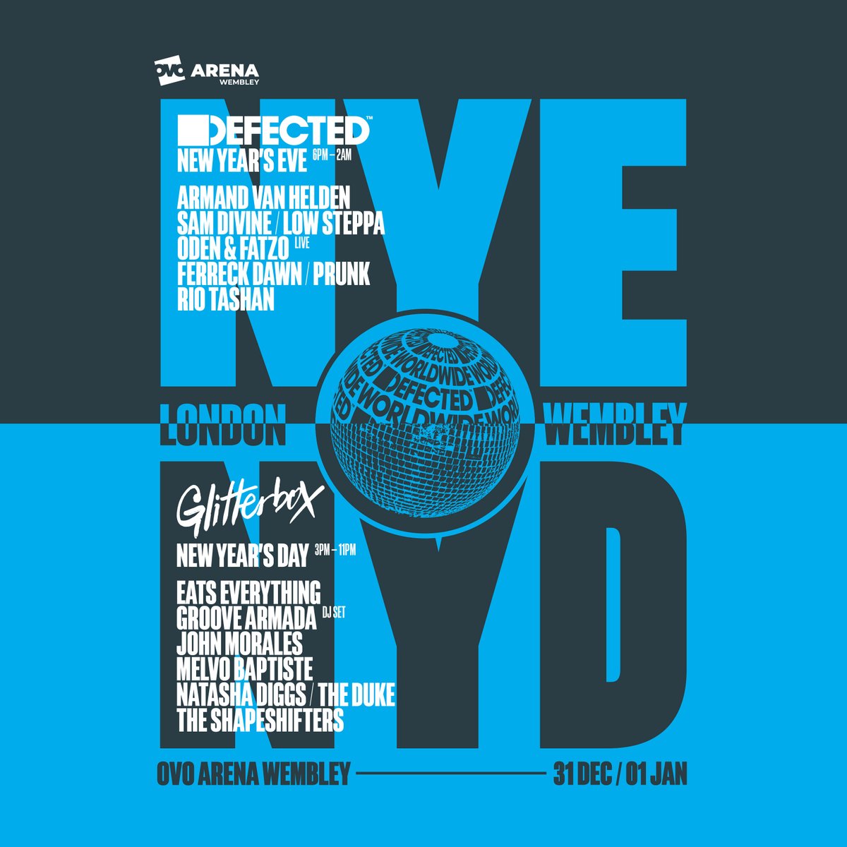 New Years 🤝 Defected

Fancy spending NY with our mates at <a href="/DefectedRecords/">Defected Records</a> and <a href="/Glitterbox/">Glitterbox</a> VIP style?

Enter now to #win: bit.ly/Defected-Glitt…