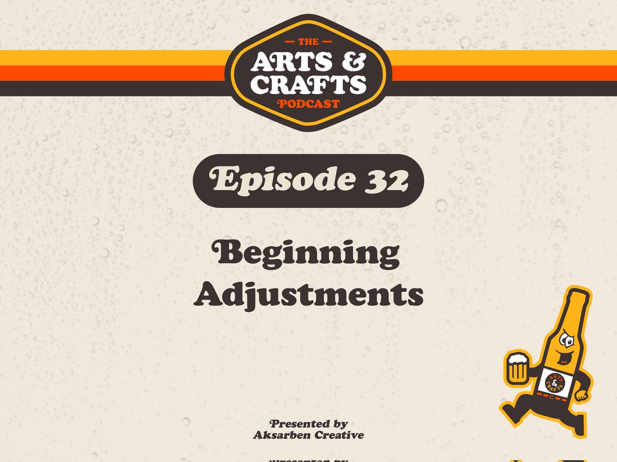 Now on tap from the Arts &amp; Crafts podcast is a discussion about how Reid’s art school experience has made an adjustment on his craft and how making dramatic changes affects creativity.

Listen on your favorite streaming app! 🎧