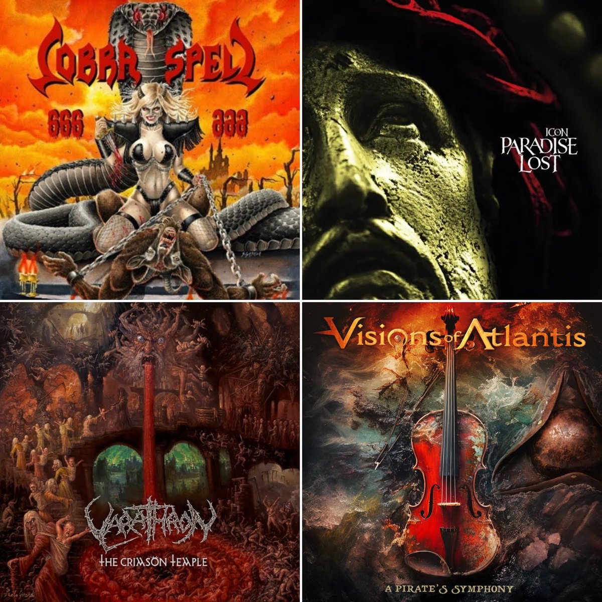 throneofabsence's tweet photo. Metal releases! #COBRASPELL #CRYPTOSIS #DEMONCY #DISORIENTATION #EMBRACEYOURPUNISHMENT #HATREDREIGNS #HEIMDALLSWACHT #NECRONEMESIS #NORNIR #REAP #YERMO #KONG #PARADISELOST #VARATHRON #VISIONSOFATLANTIS #FULLOFHELL #NOTHING #ABYSSOFHEL #BLACKHATE #AXENSTAR #ORBITCULTURE https://t.co/frA4KSlruO