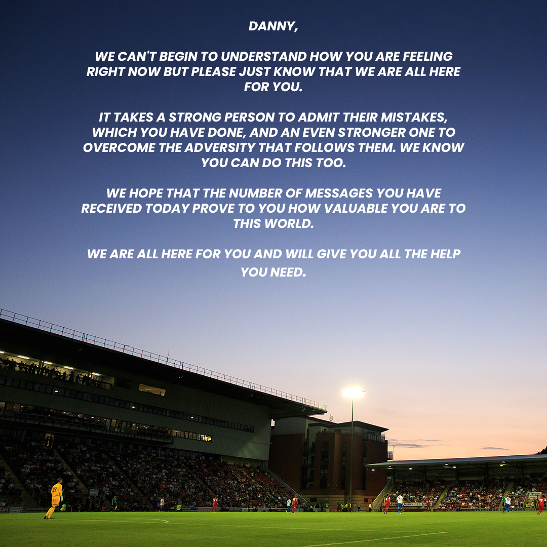 We're all here for you, @DannyMacca81 ♥ #LOFC #OneOrient