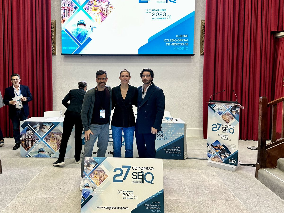 Hoy, en #SEIQ23 disfrutando y aprendiendo con el thoracic team de la <a href="/SECTtoracica/">SECT</a> . Increible lo que viene con la IA. <a href="/Dra_BelloIrene/">Irene</a> <a href="/Alvar0Fuentes/">Álvaro Fuentes</a>