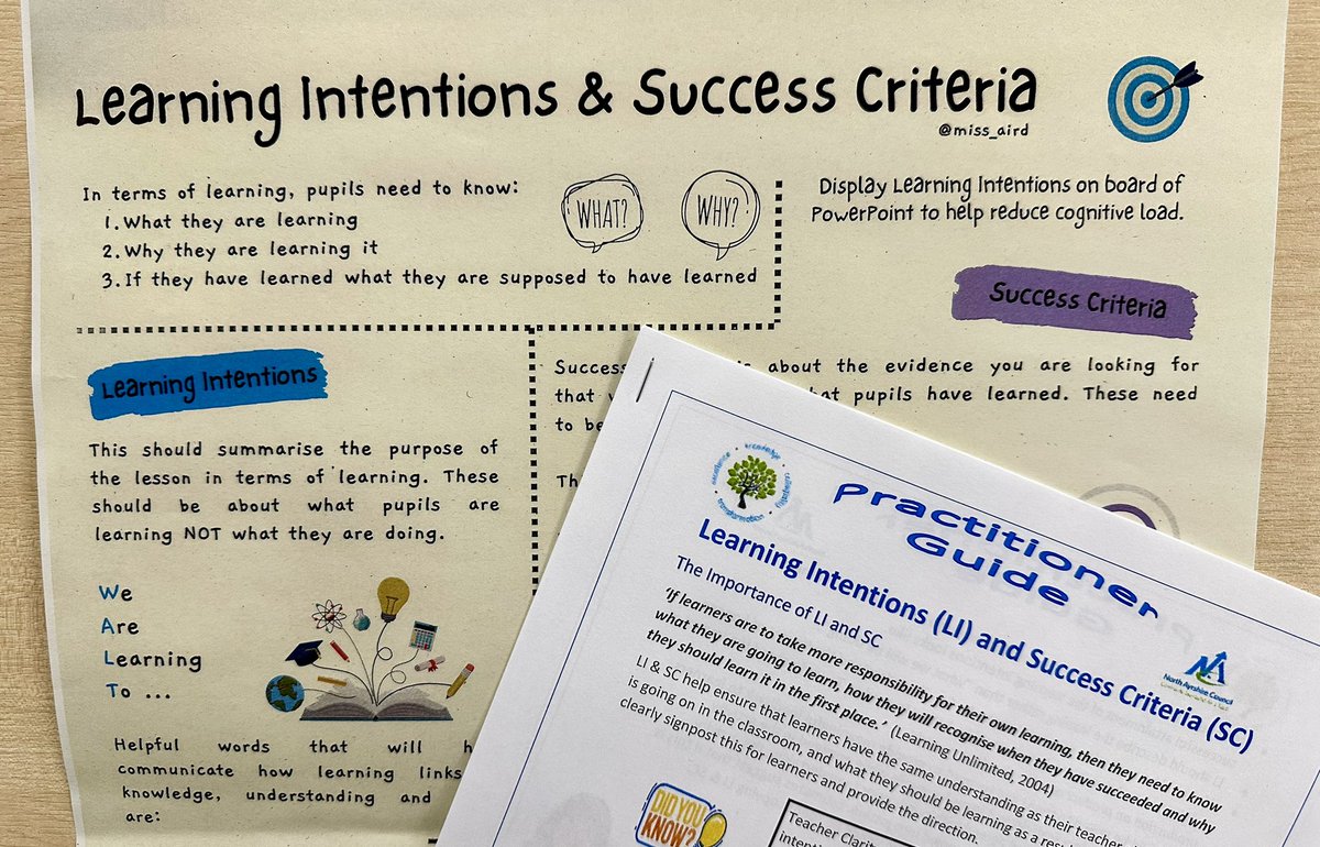 “Continuous learning is the minimum requirement for success in any field” ~ Brian Tracy 📝 An insightful CPD session on Leanring Intentions and Success Criteria. Thank you <a href="/Miss_McClay/">Mrs Cadwell</a> ✨Credit to <a href="/miss_aird/">Miss Aird</a> 🧠🌈 <a href="/IRoyalSocial/">Social Studies & RME</a> <a href="/IrvineRoyalAcad/">Irvine Royal Academy</a>