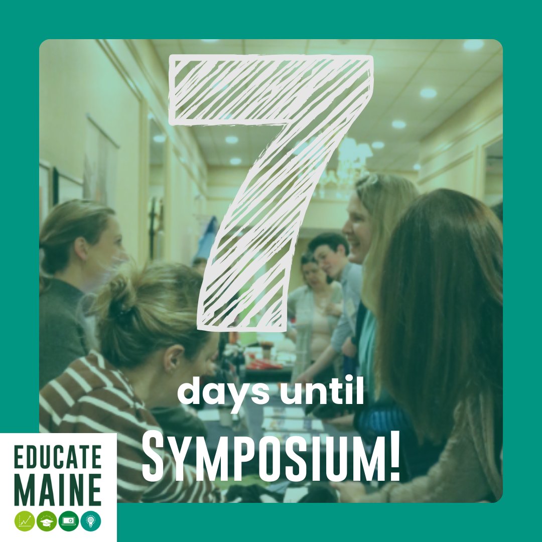 Tickets for the annual Education Symposium are still available...but not for long! Discover this year's speakers, sessions, and schedule and register to attend today at: educatemaine.org/events/2023-sy…