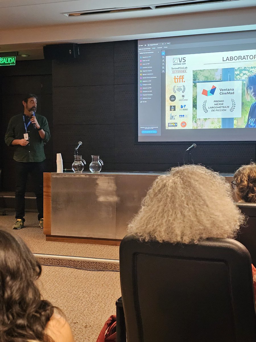 Gracias a la iniciativa #spanishkaleidoscope de <a href="/CineICAA/">ICAA</a> ayer presentamos en <a href="/VentanaSur/">Ventana Sur</a> nuestro largometraje en desarrollo #AlegreyOlé, escrito y dirigido por Clara Santaolaya
