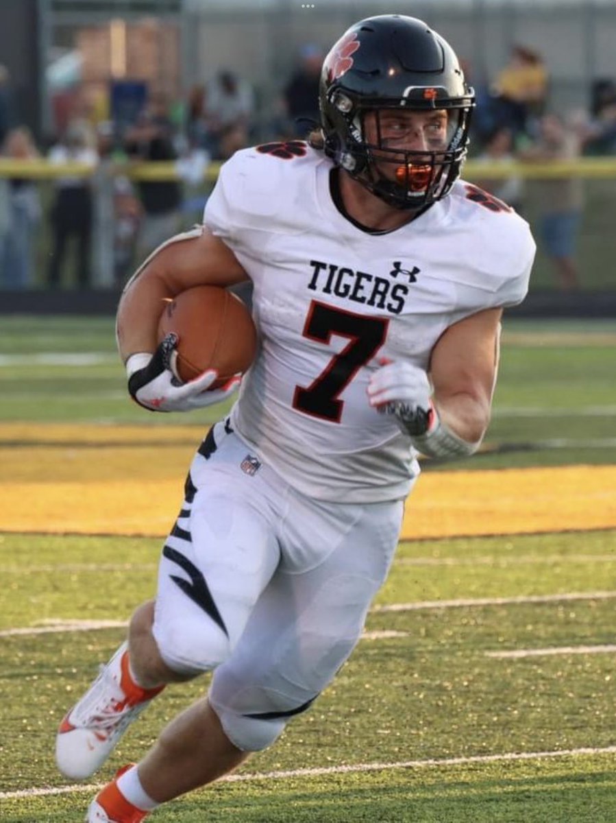 Please join me in welcoming our newest coach…. We got another great one!

Hi, I’m Teagan Bennett. I’ve played varsity football for 4 years at Lawrenceburg High school, starting since my sophomore year. I was part of a state finalist team in 2022 and received all-state honors at