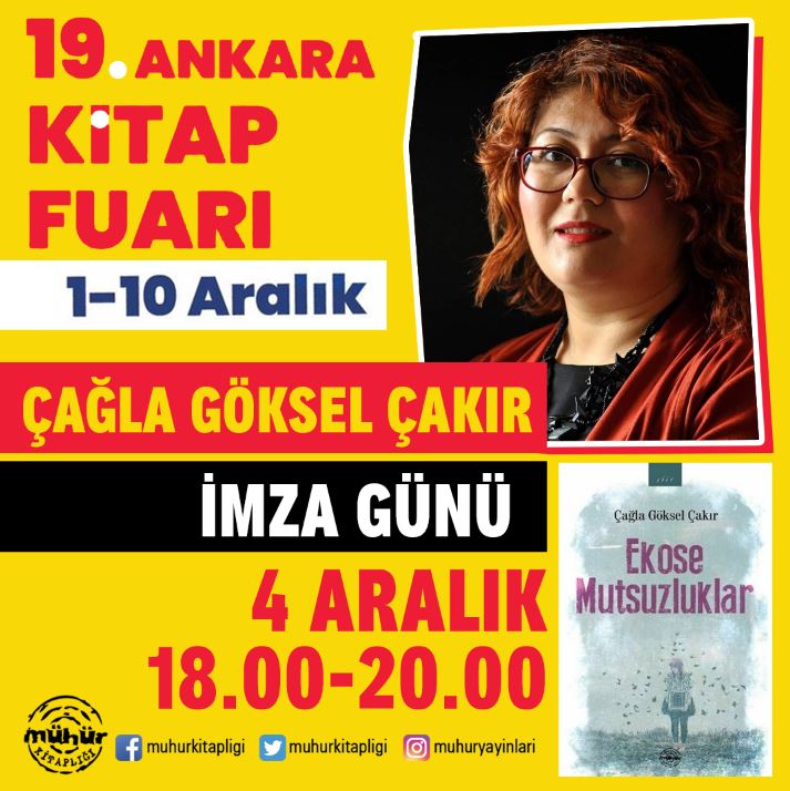 Kitabımı imzalamak için pazartesi günü ATO Congresium Salon-2 Mühür Kitaplığı'nda bekliyor olacağım...