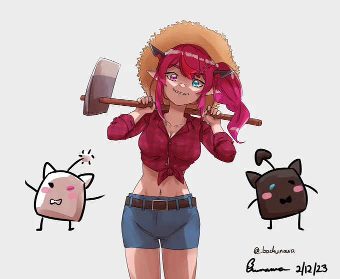 stardewrys with junimo bloom and gloom#IRySart #HololiveEN 