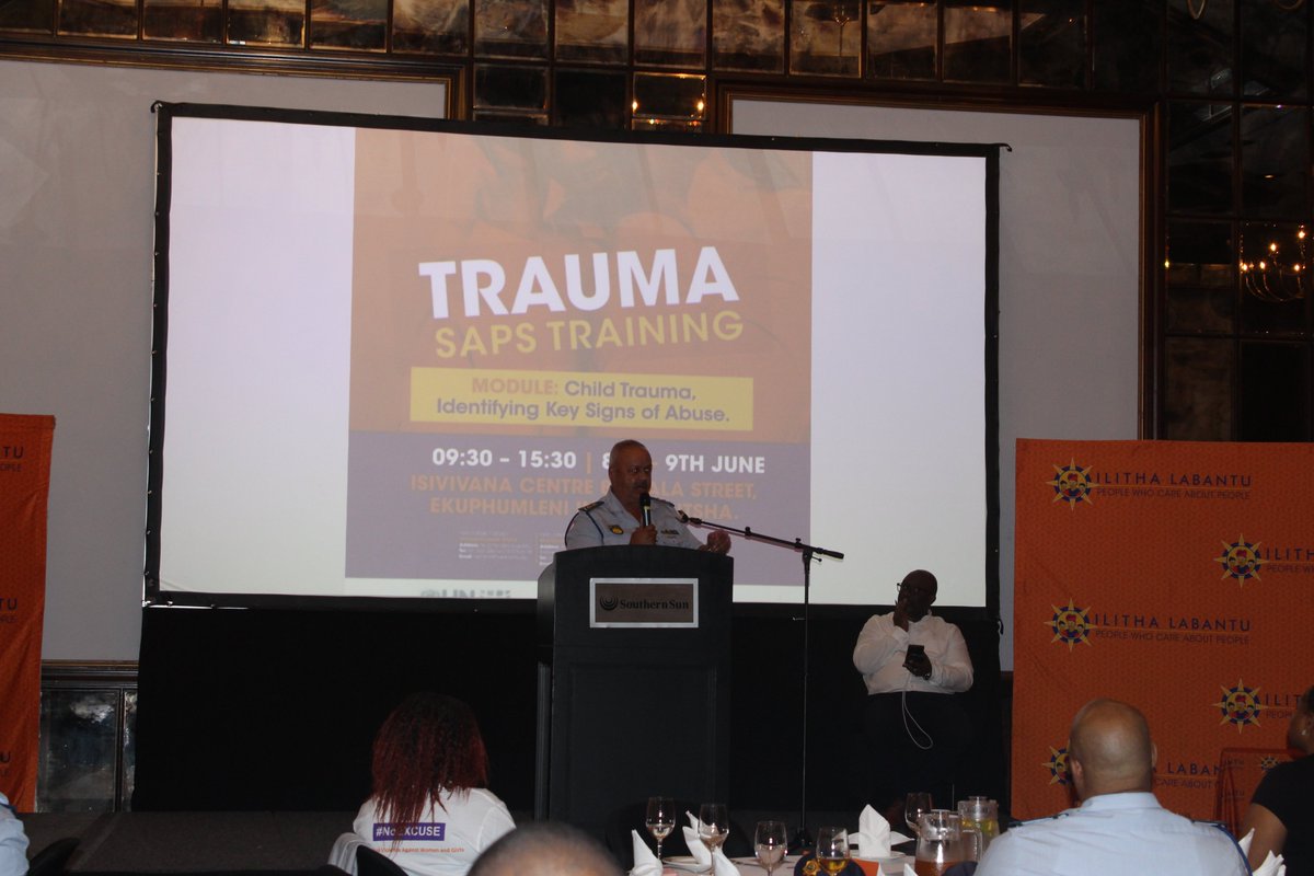 unwomenSA's tweet photo. Police are the first responders to survivors of GBV who report the crimes, their empowerment &amp; support is vital.

Bravo✊🏾to the 70 @SAPoliceService from WC who graduated from @IlithaLabantu training, which is all about sensitising police on how deal with GBV survivors. #NoExcuse https://t.co/JB4yJFMCat
