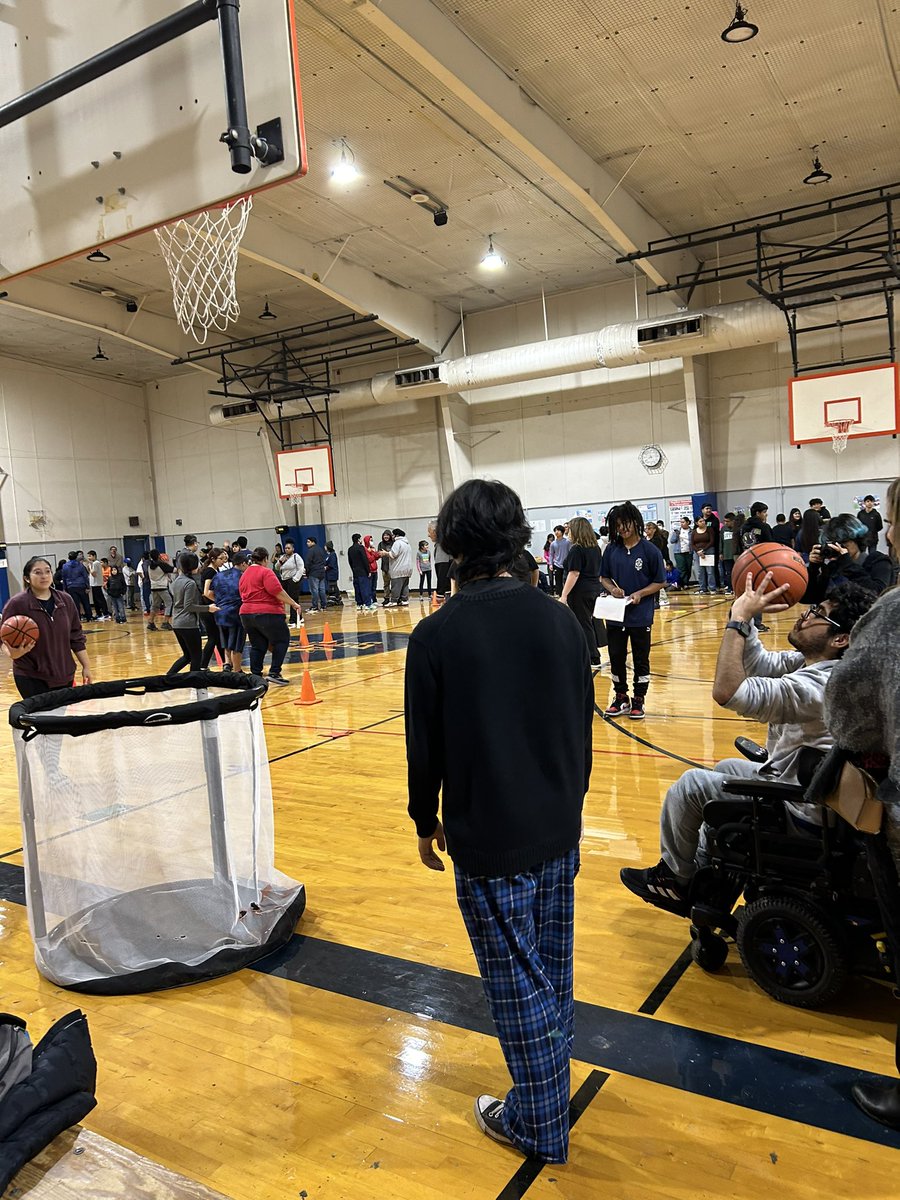 JoeAMontalvo's tweet photo. The Basketball Special Olympics event provided a fantastic opportunity for our athletes to demonstrate their abilities and inspire others. Thank you for our wonderful volunteers who make this event a joyous and uplifting experience. @DT_EISDSpecEd #MakingADifference https://t.co/yWlvdB2zN5