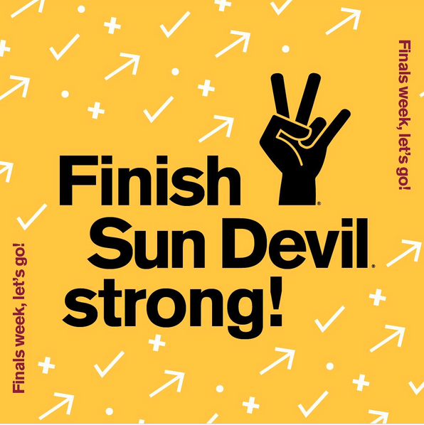 ASUNewCollege's tweet photo. You’ve got this, sundevils! Finish strong and good luck!

#ASUnewCollege #NewYouNewCollege #ArizonaStateUniversity #ASUWest #Innovation #HigherEducation #ASU #SunDevil #BeYouBeNew #NewCollegeSuccess https://t.co/fB4e14UGie
