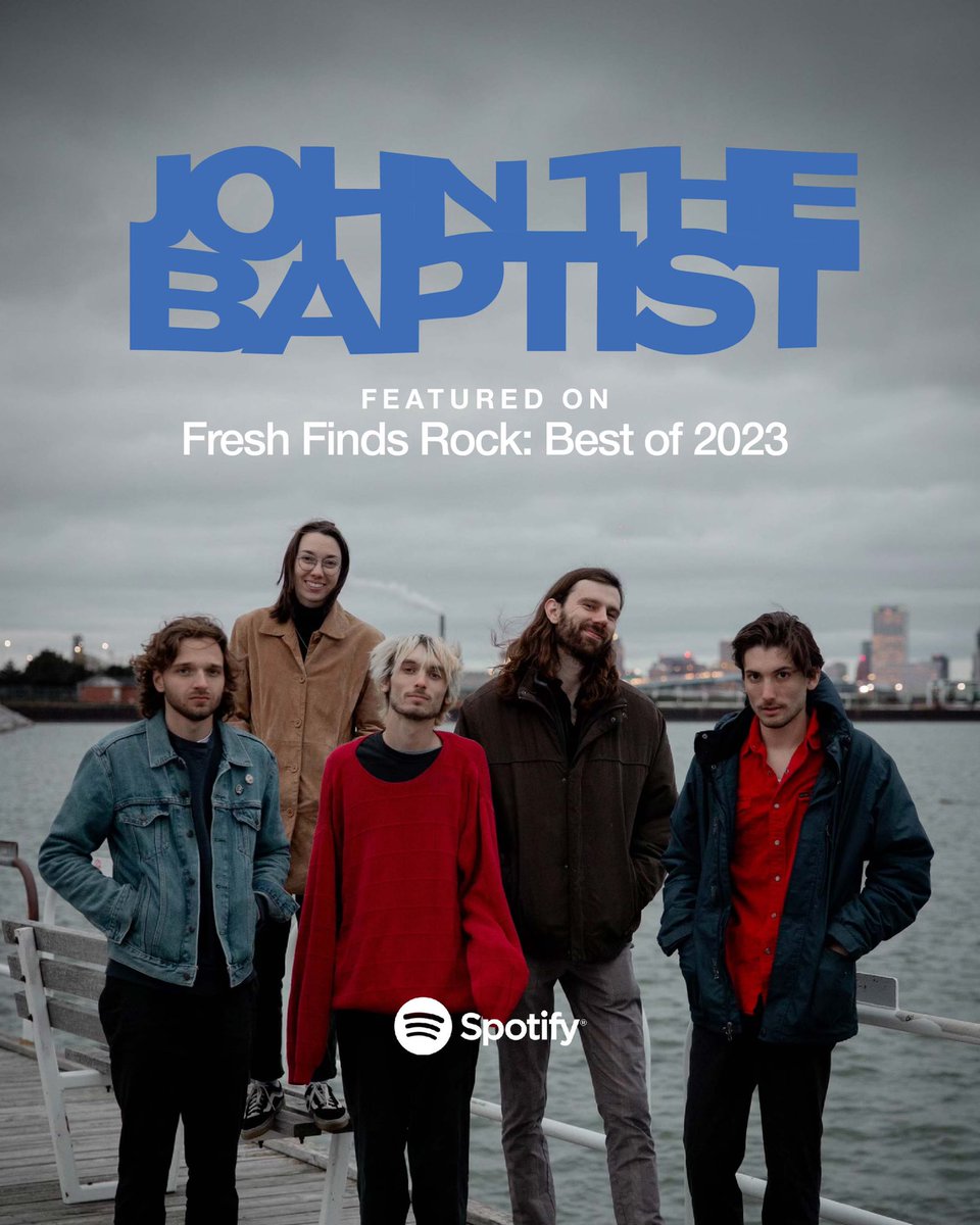 Our song ‘John the Baptist’ is featured on @spotify “Fresh Finds Rock: Best of 2023.” Thanks to all who checked out the music this year. Glad to have some new pals 💞 see ya on the roadddd. 📸 by @ meroplata