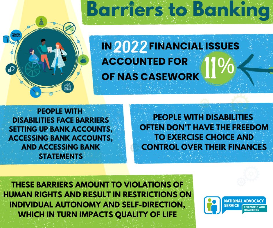 Today is International Day of Persons with Disabilities. Did you know that many people with disabilities face barriers to accessing their finances?

#IDPwD2023 #IDPwD23 #DisabilityAwareness