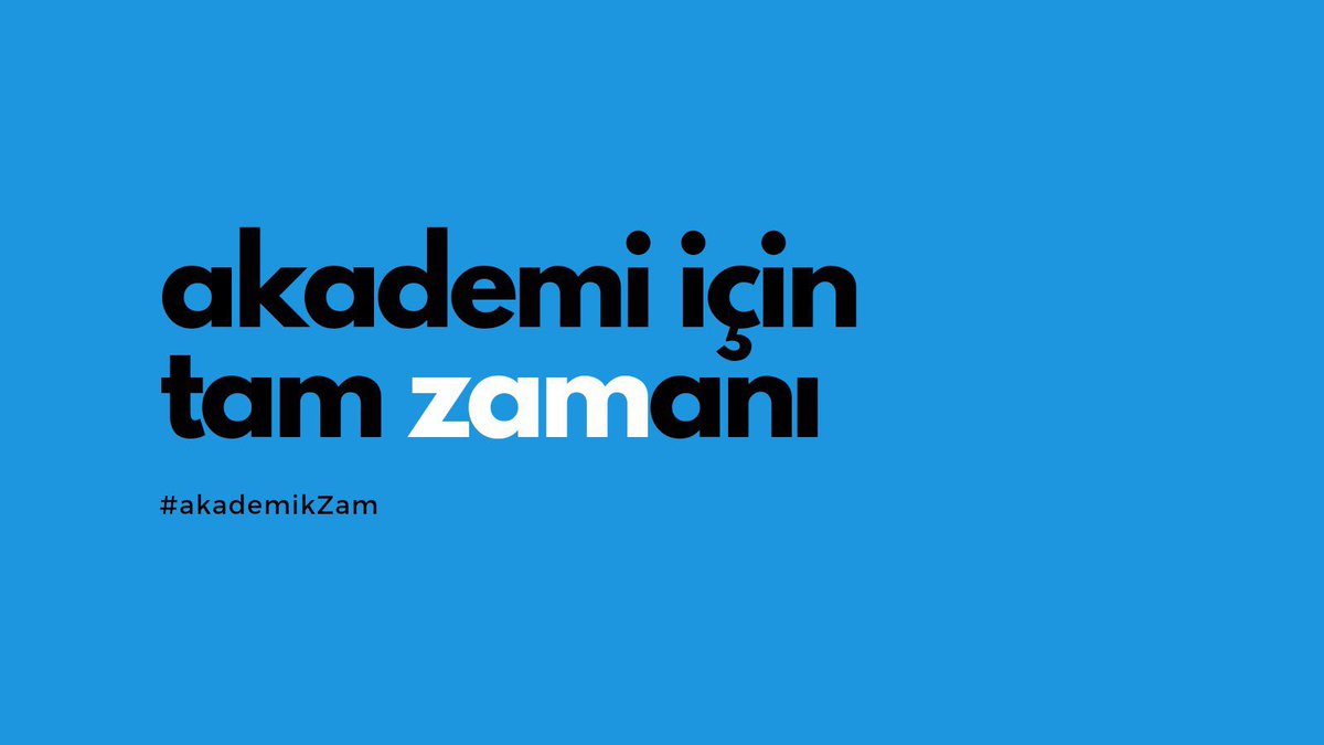 #akademikzam şimdi değilse ne zaman?

<a href="/erolozvar/">Erol Özvar</a> 
<a href="/RTErdogan/">Recep Tayyip Erdoğan</a> 
<a href="/isikhanvedat/">Prof. Dr. Vedat Işıkhan</a> 
<a href="/vedatbilgn/">Vedat Bilgin</a> 
@ErbakanFatih 
<a href="/anadoluajansi/">Anadolu Ajansı</a> 
<a href="/dhainternet/">Demirören Haber Ajansı</a> 
#akademisyenetaban70bin