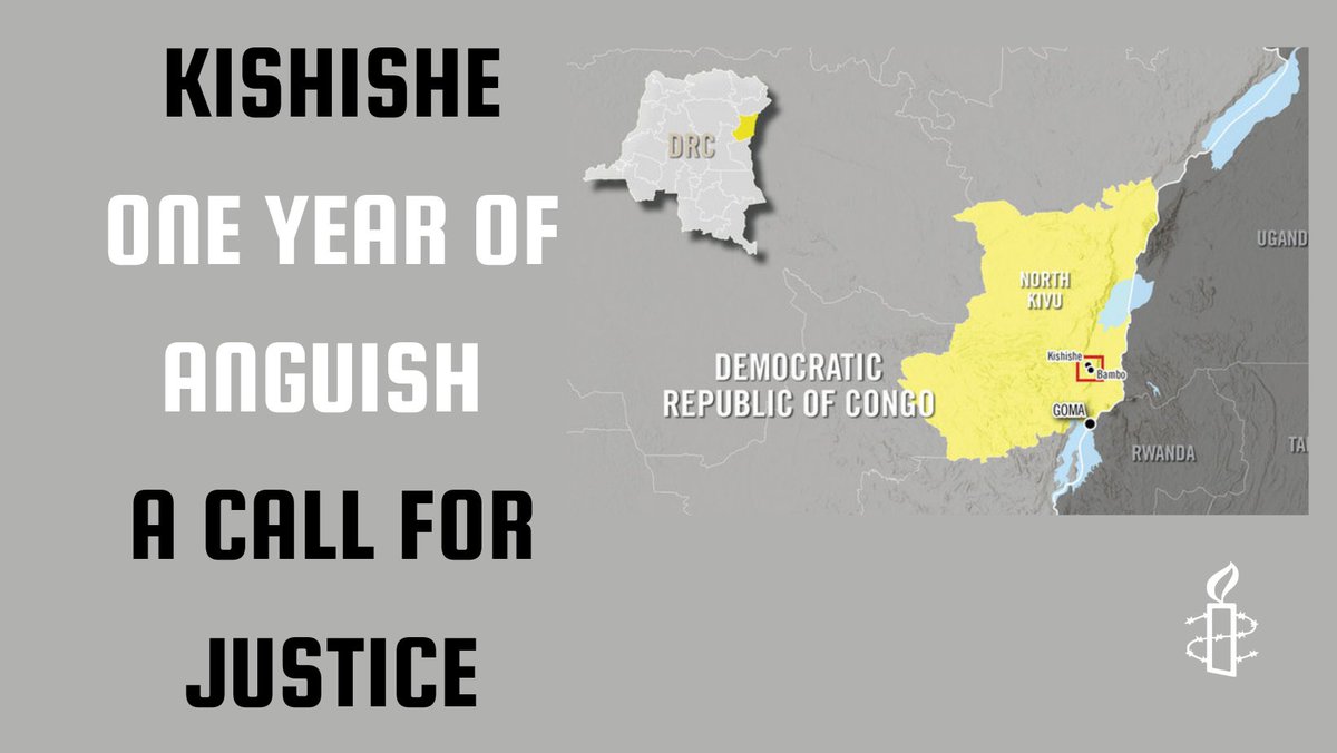 AmnestyEARO's tweet photo. #DRC: On this one-year anniversary of the #Kishishe massacre, ... we remember the victims and stand in solidarity with survivors. Their stories must be heard, and their pain demands our compassion and unwavering support. - @chrisrumu  https://t.co/YWSgwItRep https://t.co/aycm4uqyP9