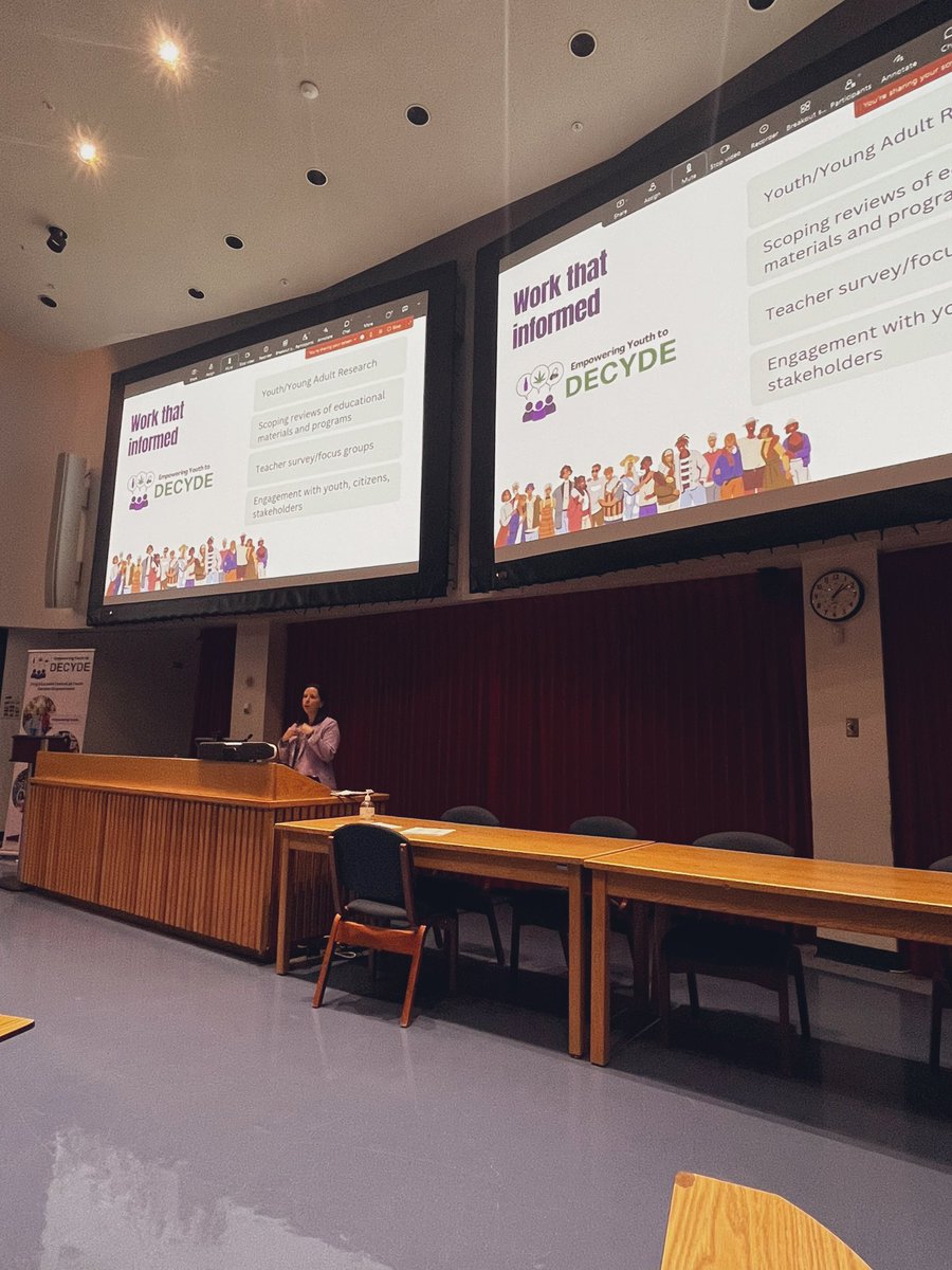 Happening now: Our keynote presentation is underway in the auditorium. <a href="/jrdonnan/">Jennifer Donnan</a> kicking things off with some background on the work that informed <a href="/decyde_mun/">DECYDE</a>.