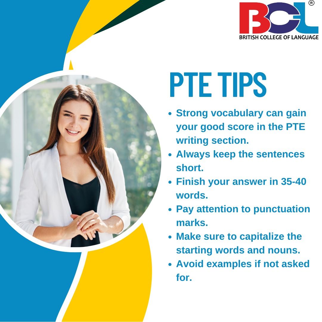 PTE TIPS

#ptetips #ptetraining #pteinstitute #bcl #britishcollegeoflanguage #learnpte #pteexpert #ptecoaching #pteinstitute #ptelearning #PTEExam