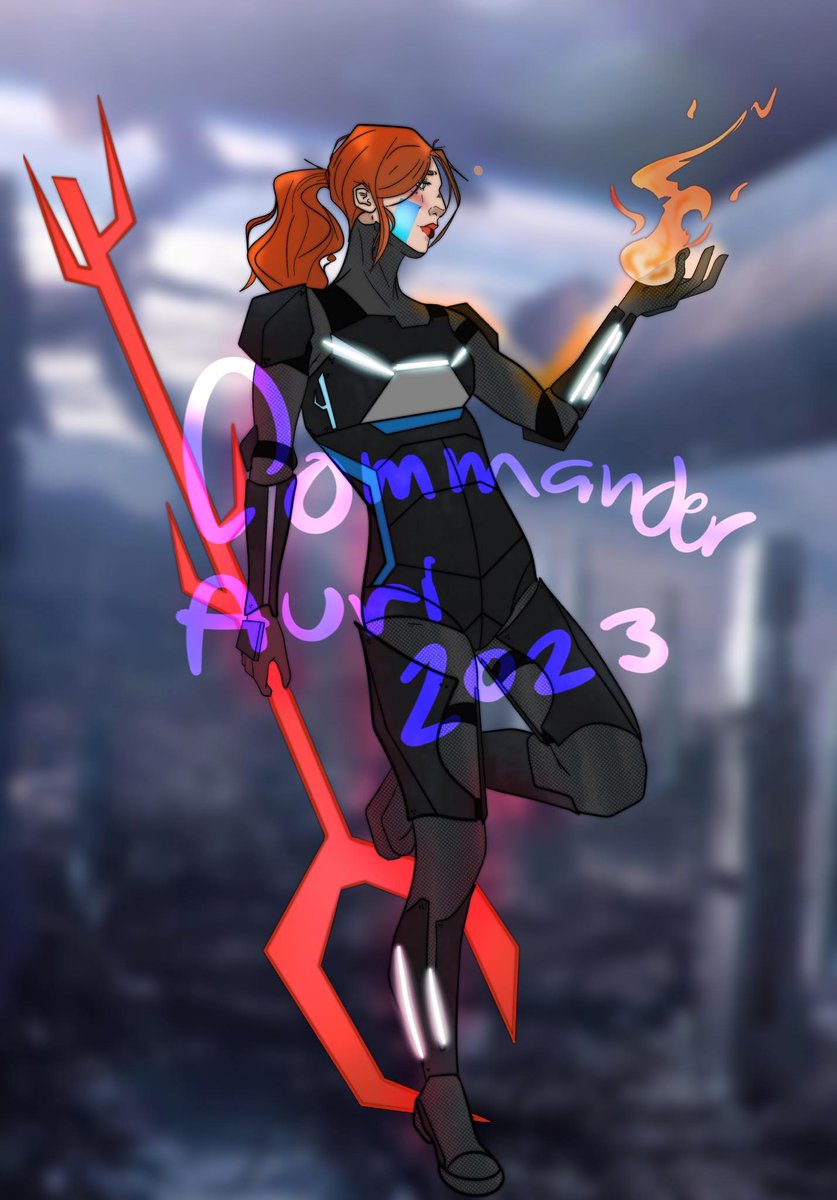 CommanderAuri's tweet photo. I'm trying to actually be consistent with Aluna's armor. It's a bit more difficult than I expected.
Pose credit -> @JookpubStock
#digitalartist #procreate #masseffectfanart #masseffect #masseffectoc #oc https://t.co/KkvCEe1lOO